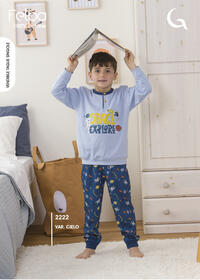 PIGIAMA BAMBINO M/L 2222 Tellini S.r.l. Ingrosso Abbigliamento
